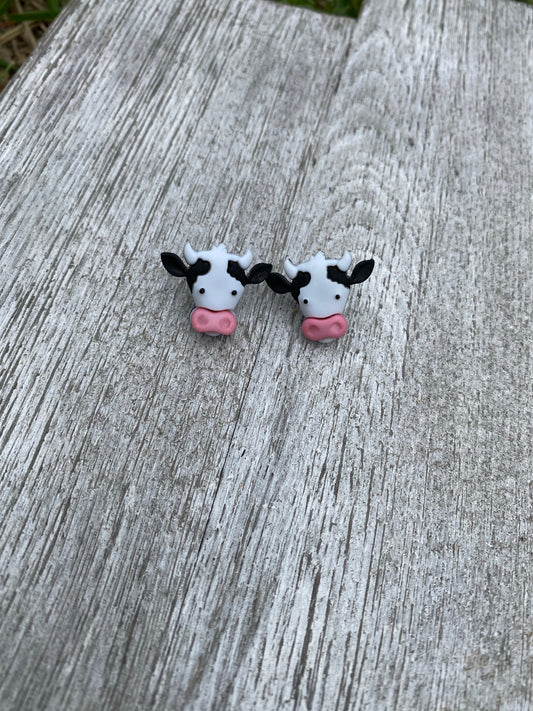 Cow earrings Cow Jewelry