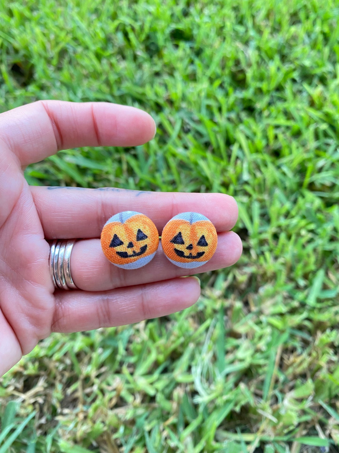 Pumpkin Halloween earrings