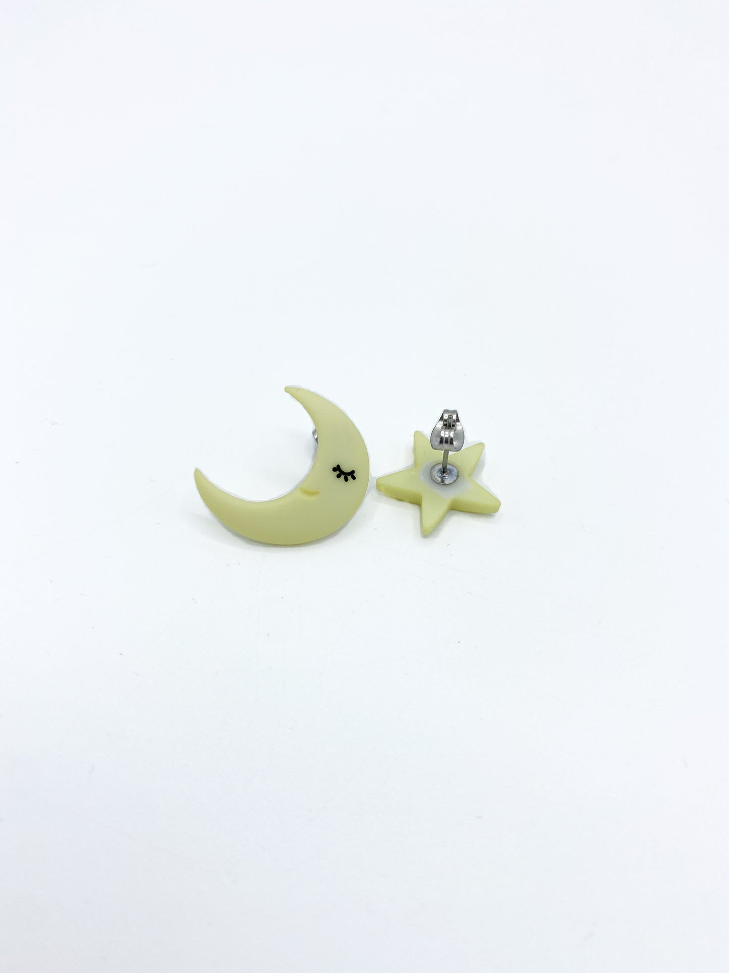 Moon Earrings Stat earrings Moon and Star earrings