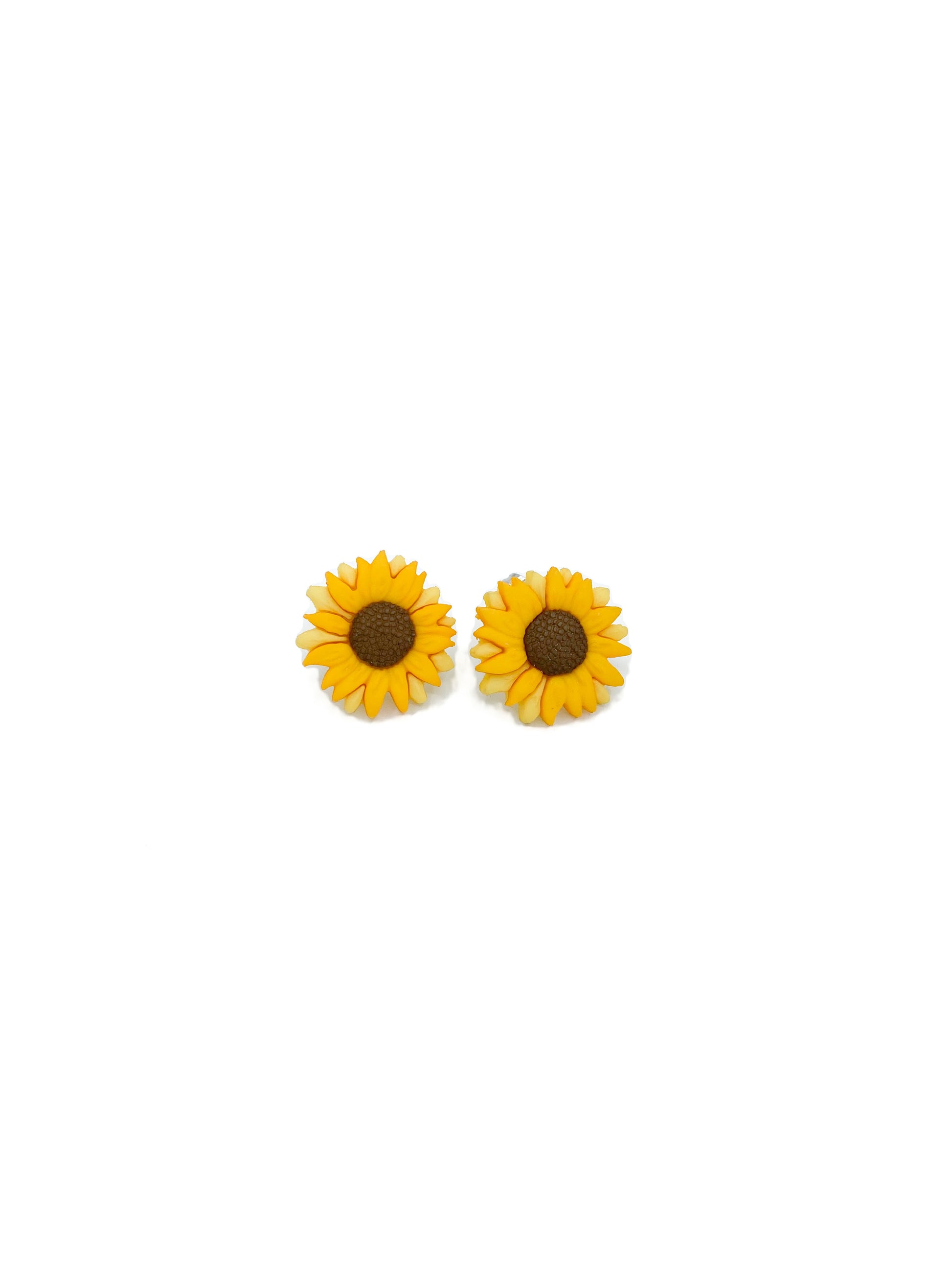Sunflower Flower Stud Earrings Gift 