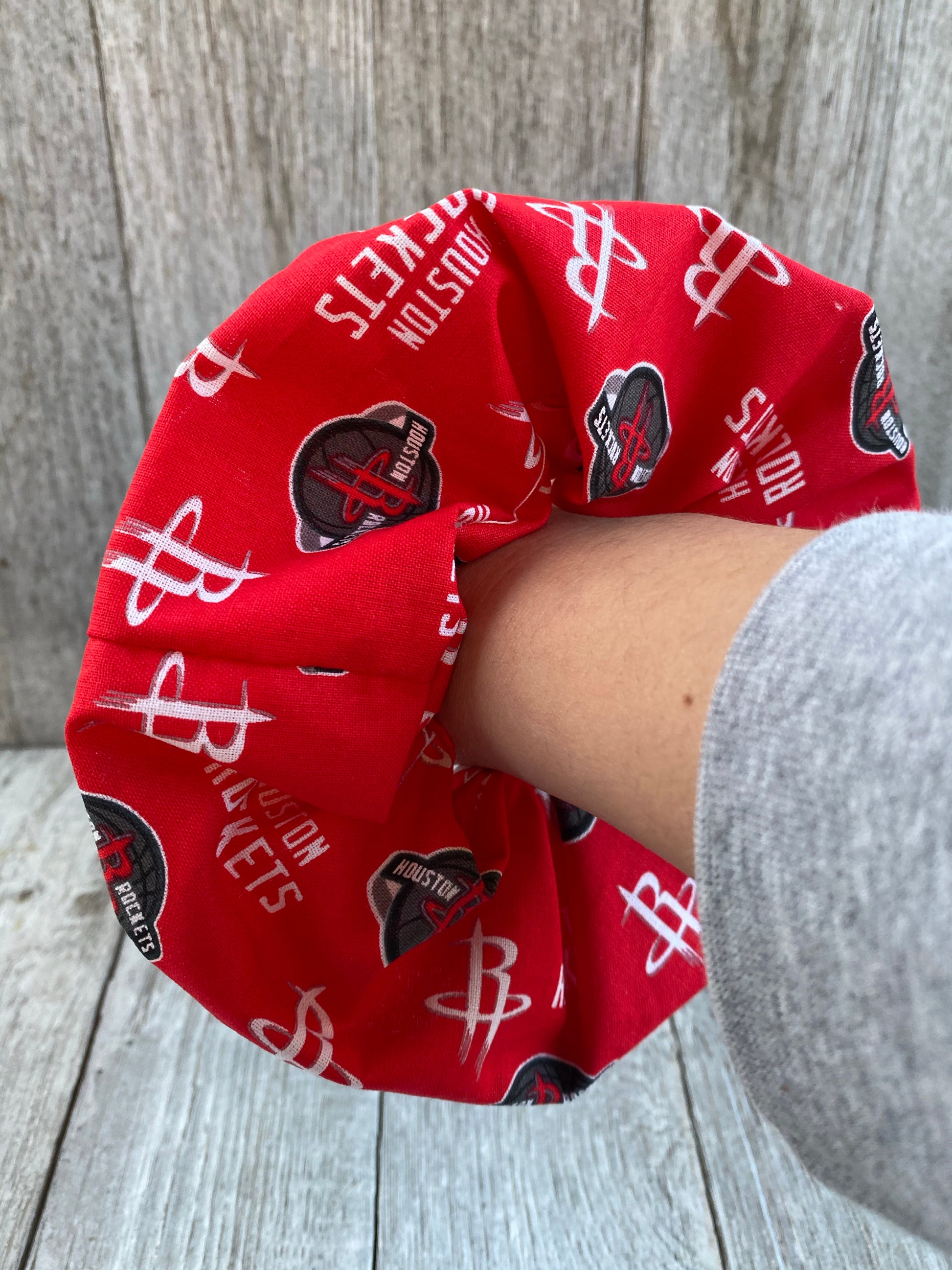 Houston Rockets Scrunchie Hair Tie Gift 