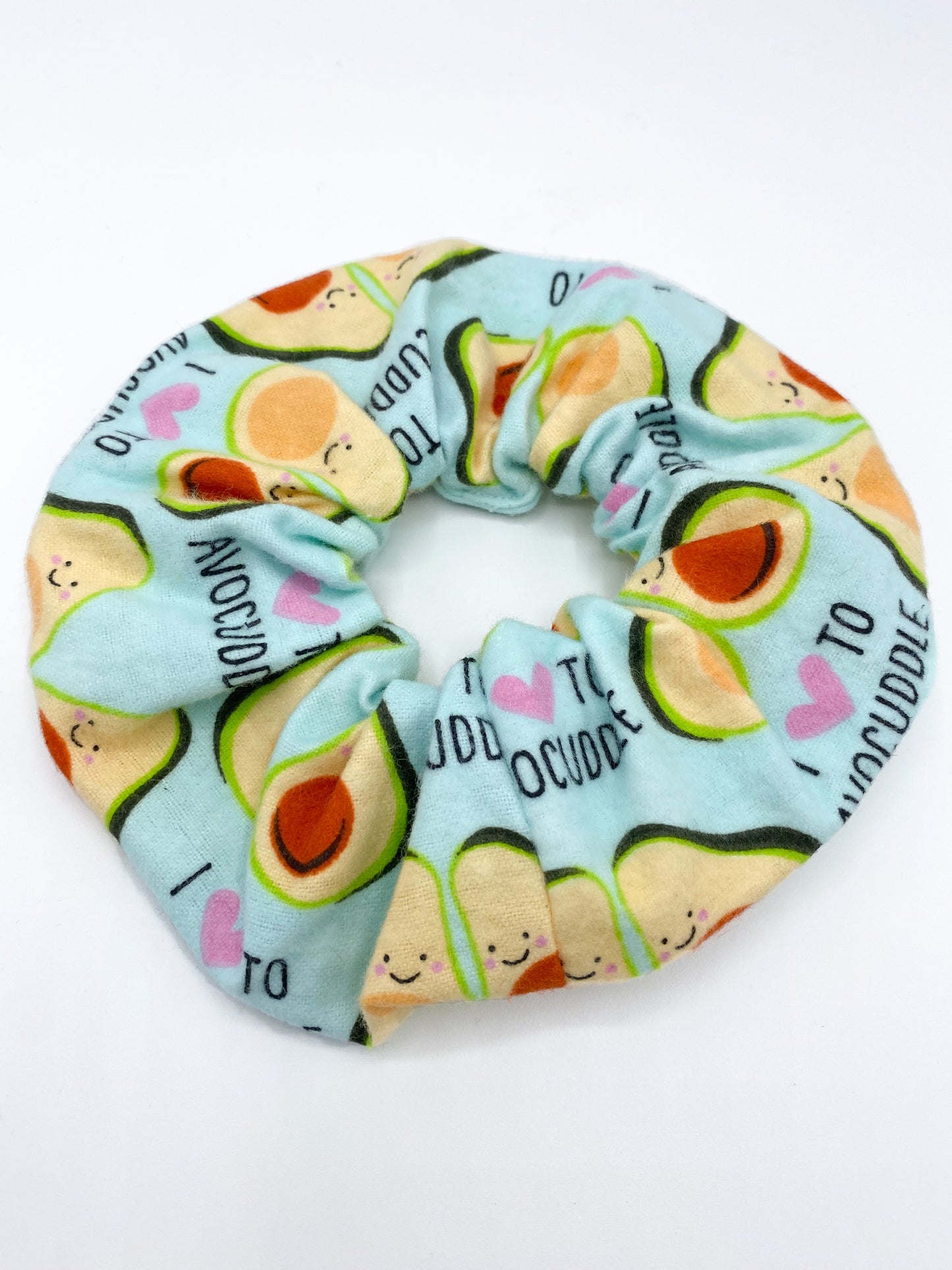 Avocado Scrunchie hair tie Gift