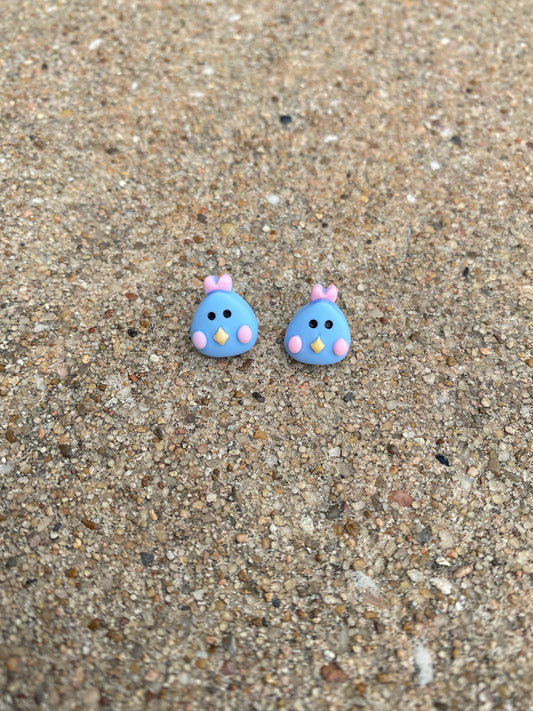 Chicken Stud Earrings