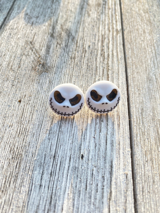 Jack nightmare before christmas Stud Earrings