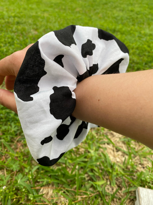 Cow Scrunchie Hair Tie Gift 
